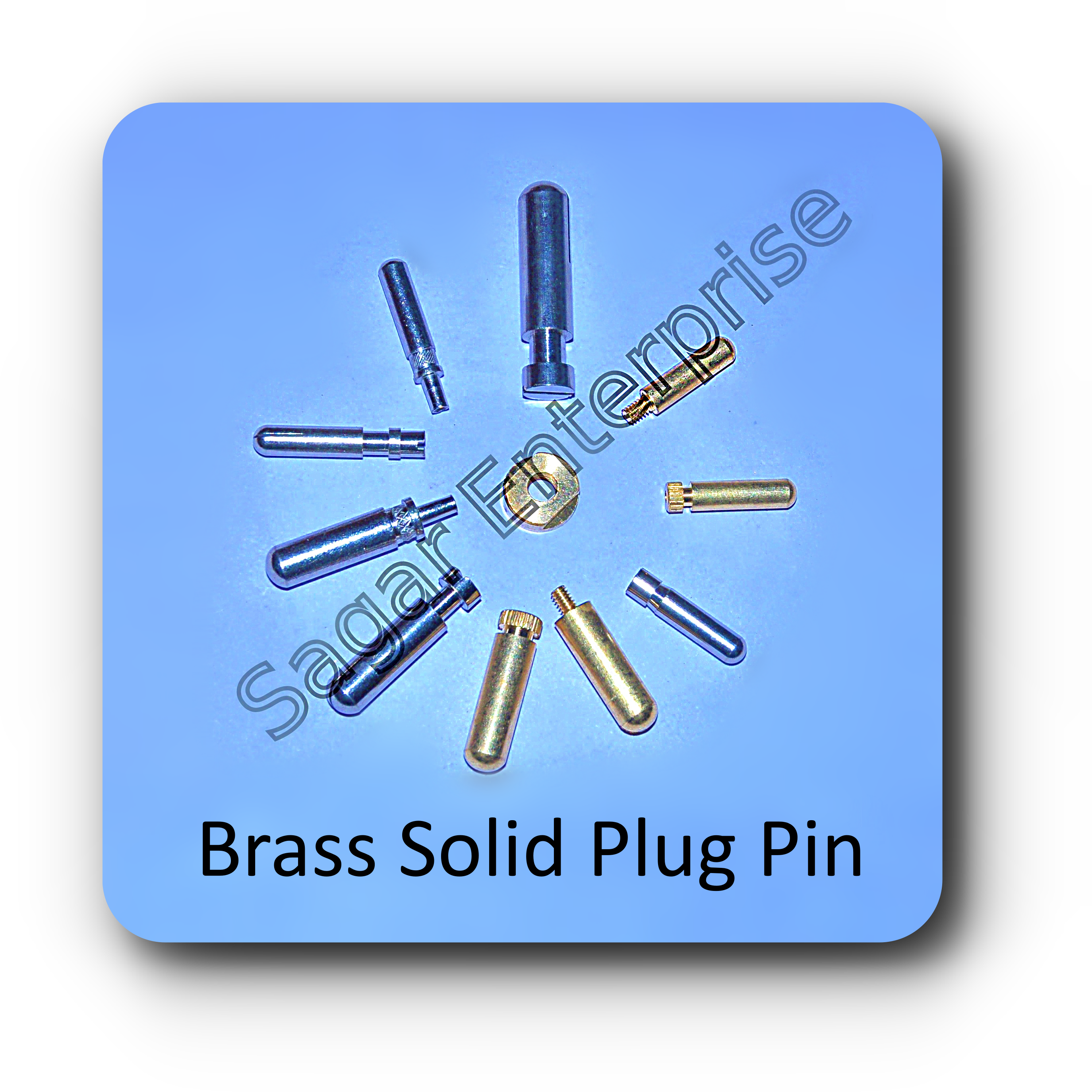 Brass Solid Plug Pin