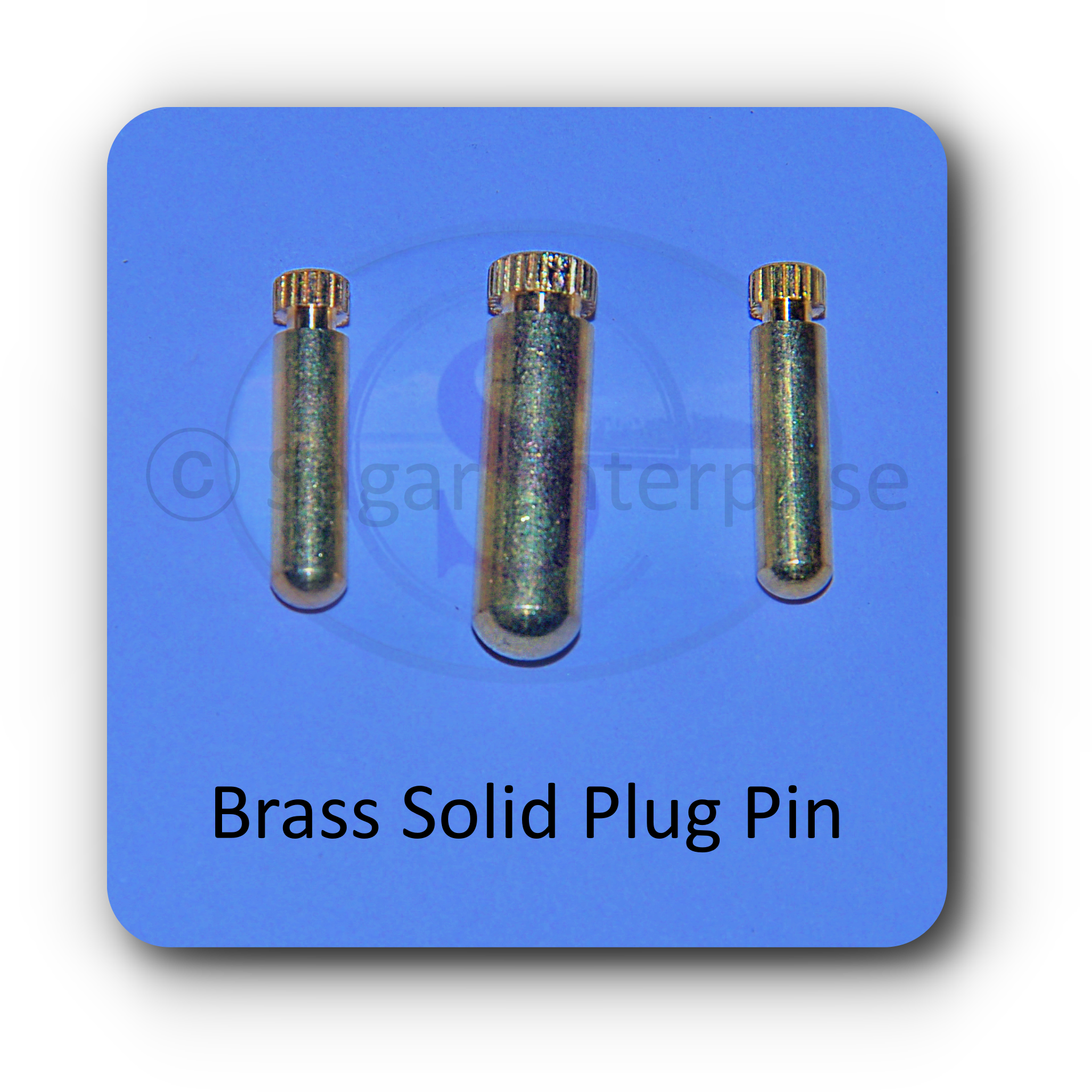 Brass Solid Plug Pin thumbnail 2