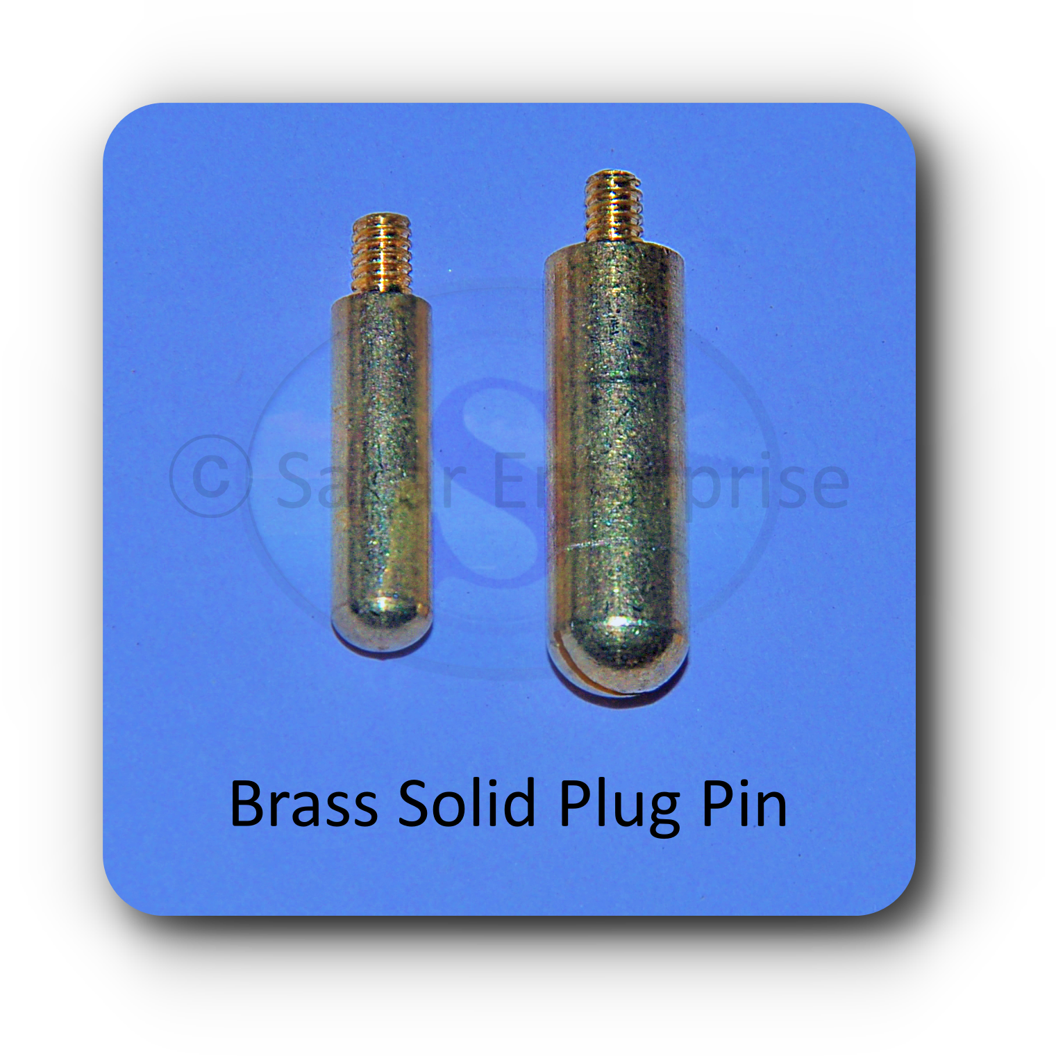 Brass Solid Plug Pin thumbnail 3