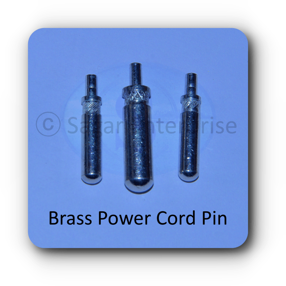 Brass Power Cord Pin thumbnail 2