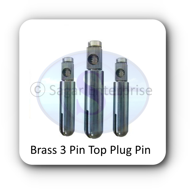 Brass Electrical 3 Pin Top
